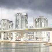 Half Lit Vancouver Bridge